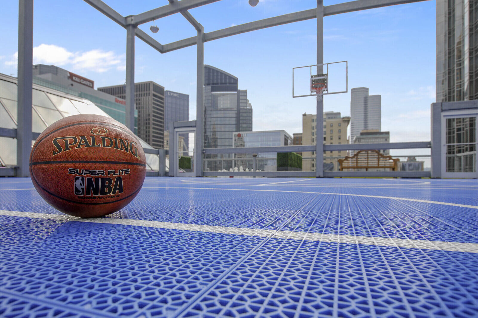 basket ball rooftop court